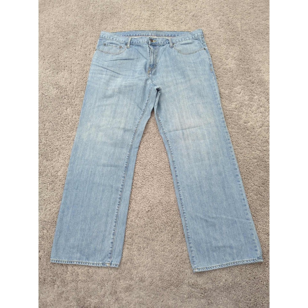 Old Navy Jeans Mens 40x30 Blue Denim Straight Loose 100% Cotton Casual